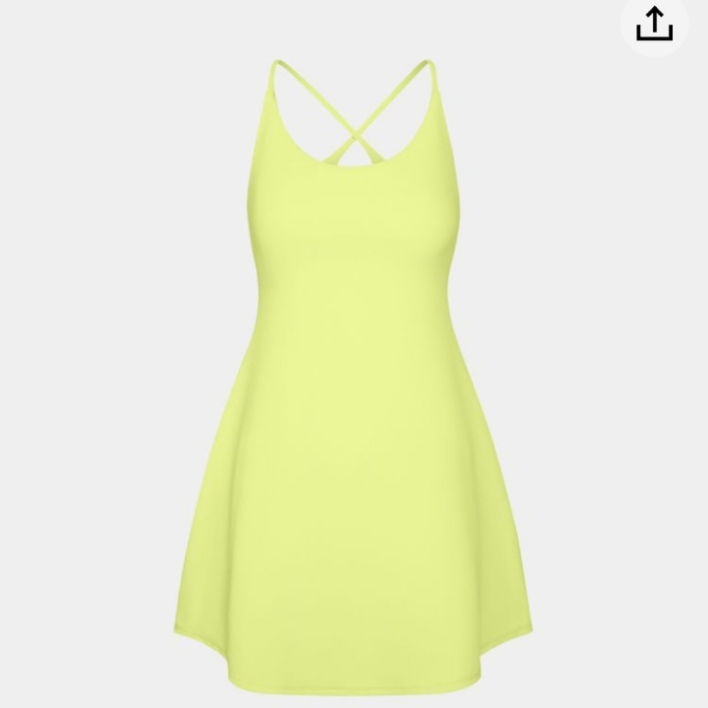 Workout dress built-in shorts